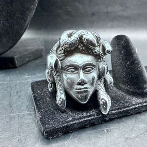 Medusa Mens Size 8 Ring Snakes Stainless Steel Rock Gothic Witch Mythology